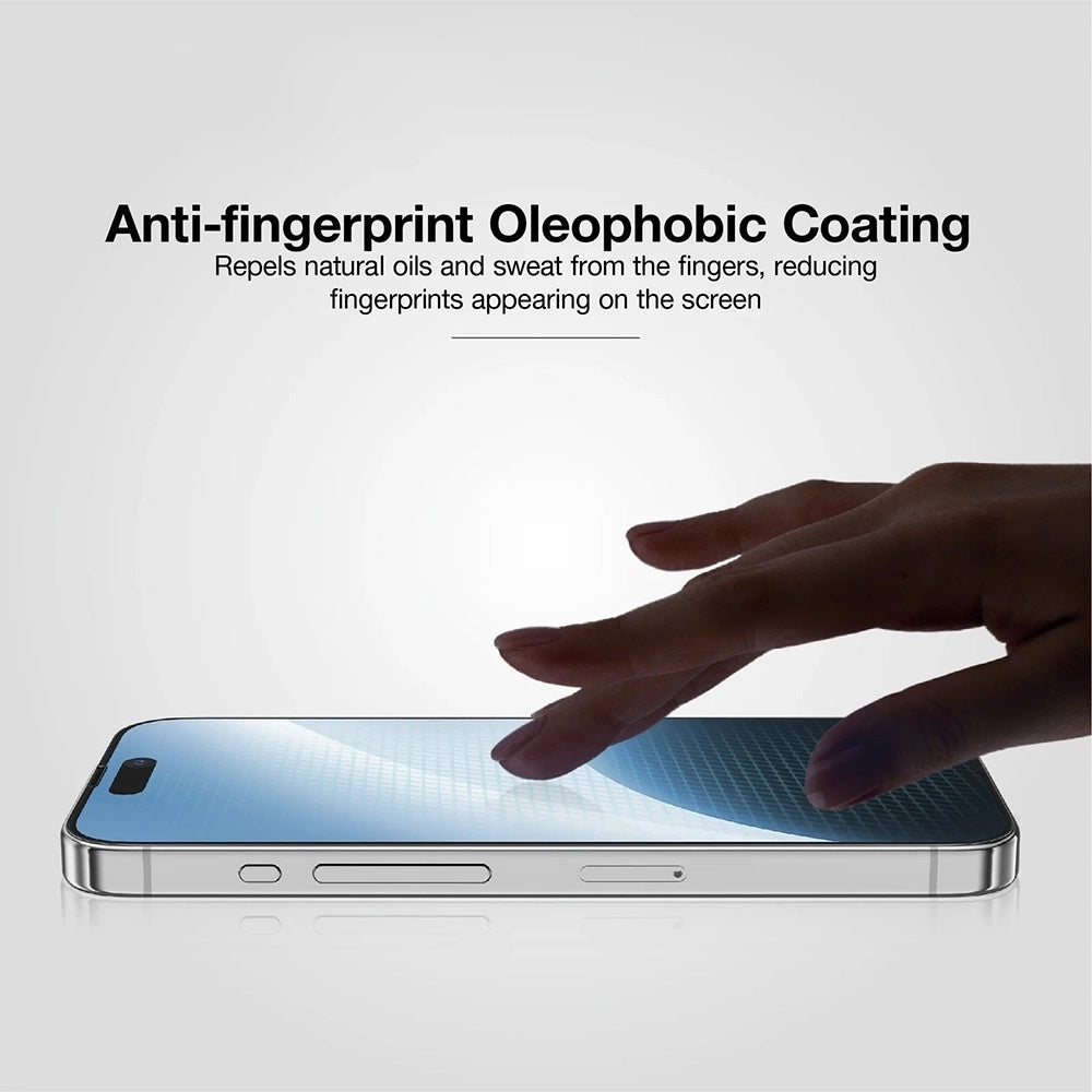 Film de protection écran Anank 10X Renforcé CG pour Apple iPhone 17 Pro, Verre Trempé, Full Glue, 2.5D, Noir