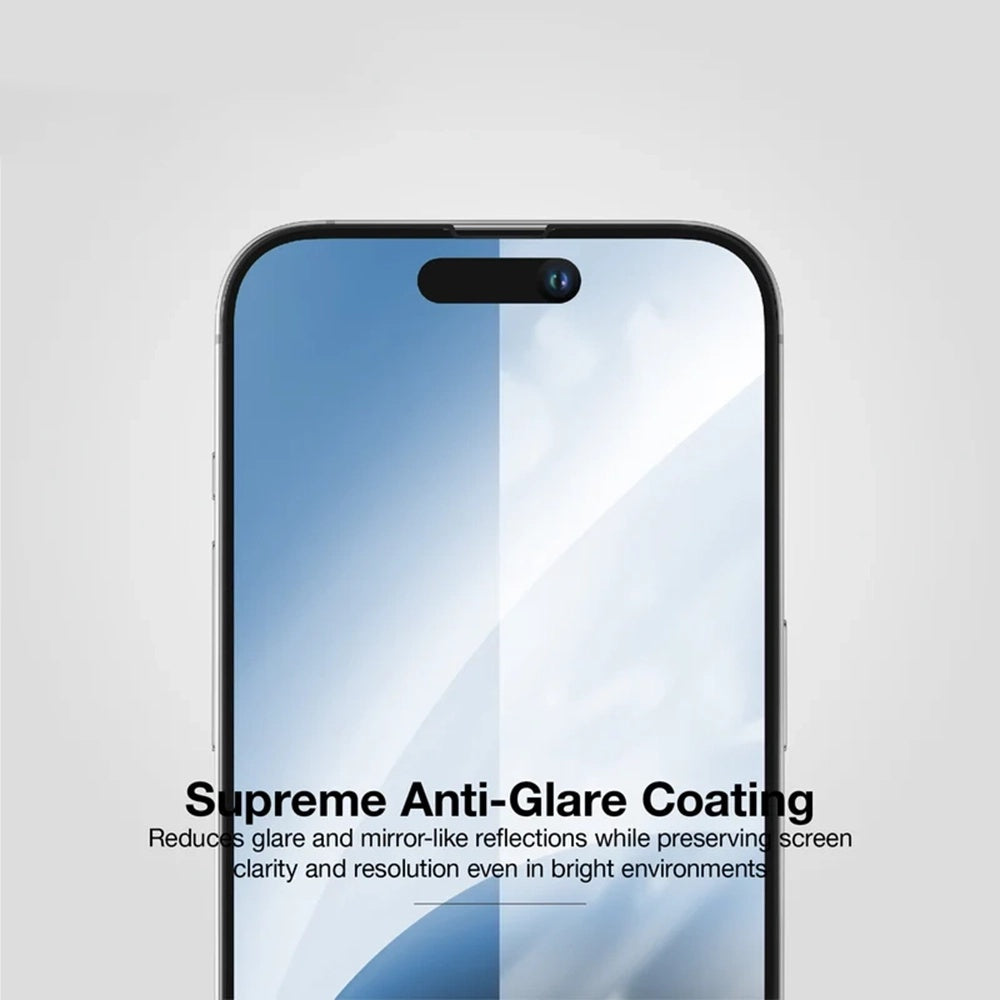 Film de protection écran Anank 10X Renforcé CG pour Apple iPhone 17 Pro, Verre Trempé, Full Glue, 2.5D, Noir