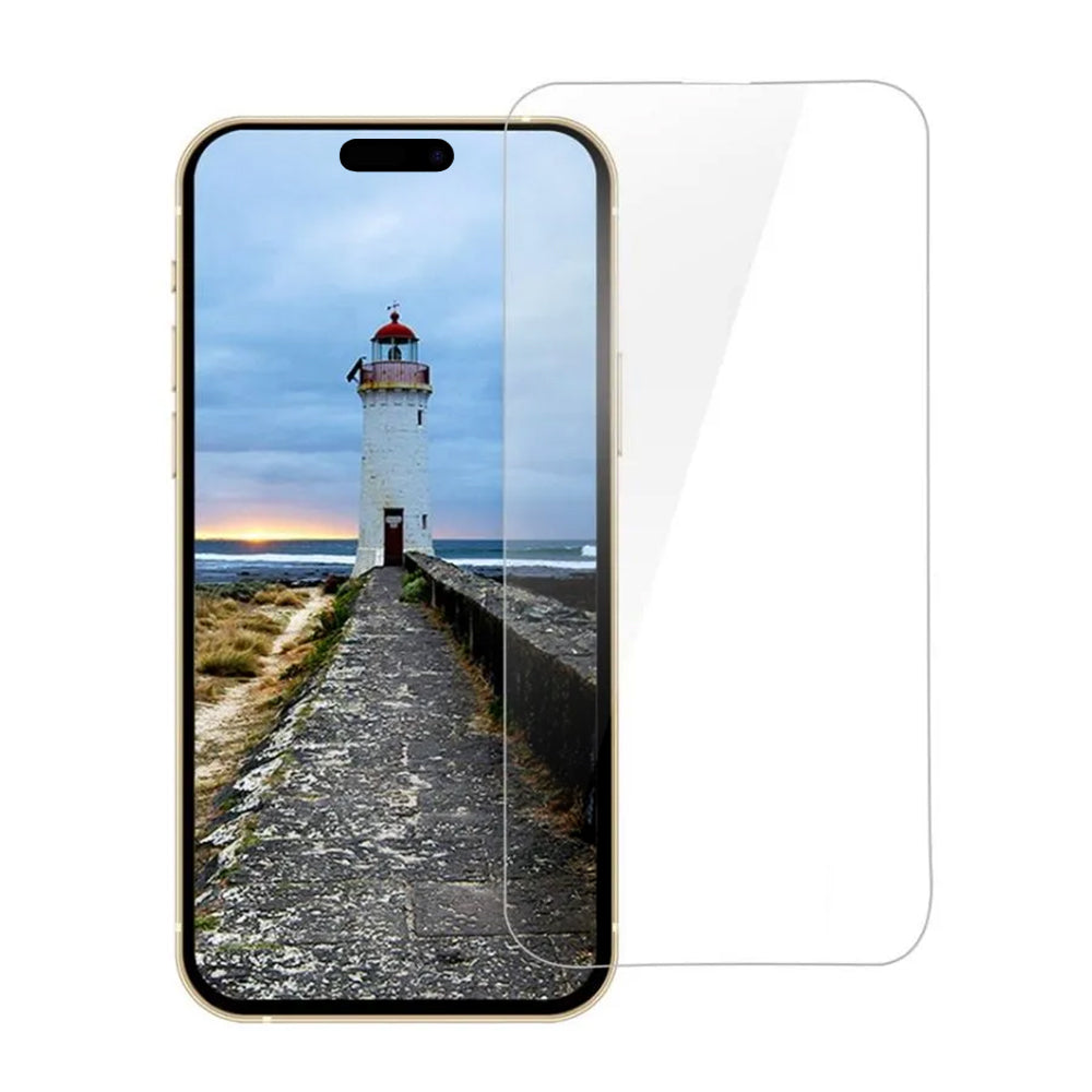 Film de protection d'écran Anank pour Apple iPhone 15 Pro Max, Verre trempé, Collage complet, 3D, Lot de 10 pièces