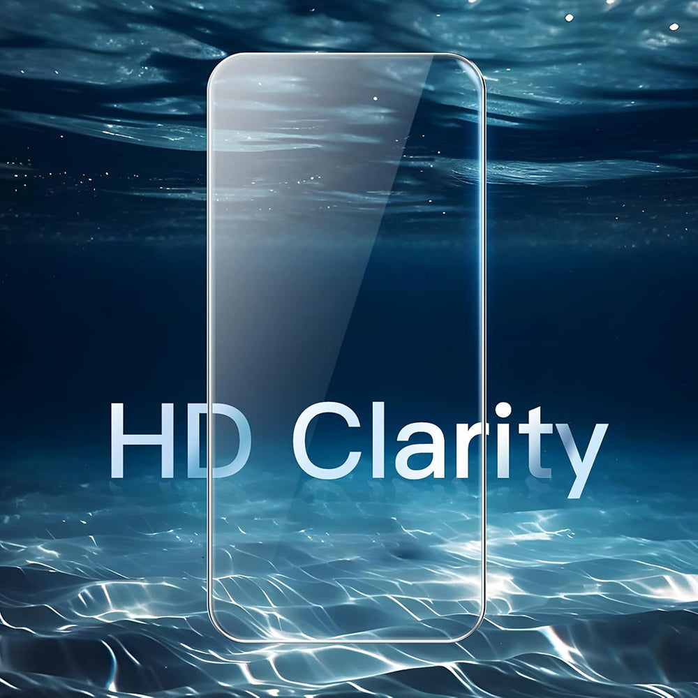Film de protection d'écran Anank pour Apple iPhone 15 Pro, Verre trempé, Collage complet, 3D, Lot de 10 pièces