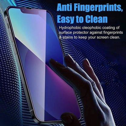 Film de protection Écran Anti Blue Light Anank 5X Renforcé pour Apple iPhone 17 Pro, Verre Trempé, Full Glue, 2.5D, Noir.