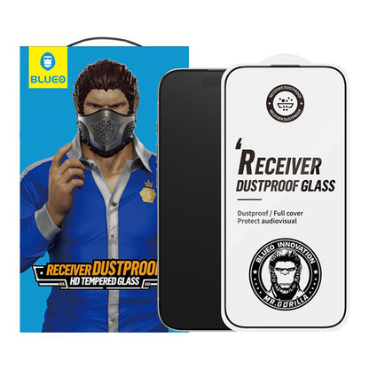Film de protection écran Blueo Anti-Dust HD Applicator Pro pour Apple iPhone 17 Air, Verre Trempé, Full Glue