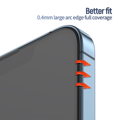 Film de protection écran Blueo Anti-Reflective HD pour Samsung Galaxy S26 Ultra S948, Verre Trempé, Full Glue, Noir