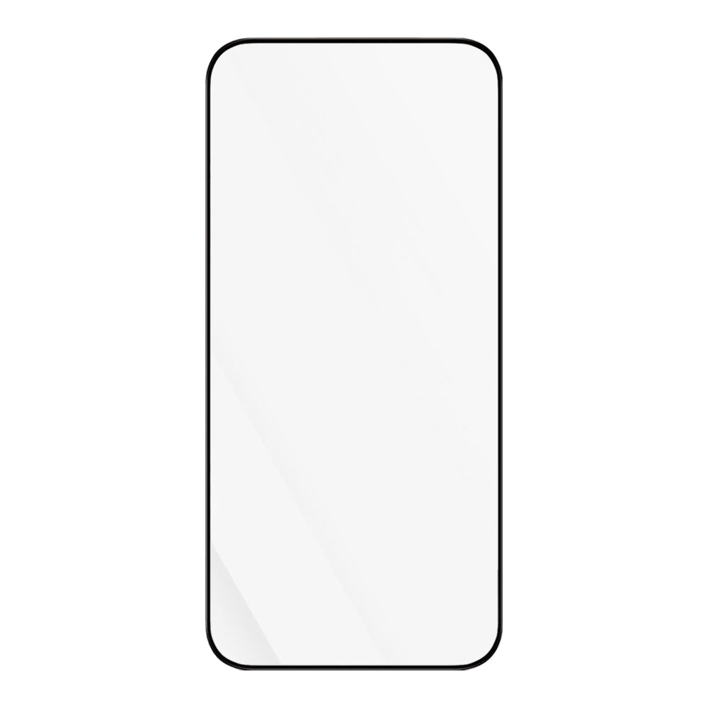 Film de protection d'écran Blueo Anti-Statique HD pour Apple iPhone 15 Pro Max, Verre Trempé, Collage Complet, Noir
