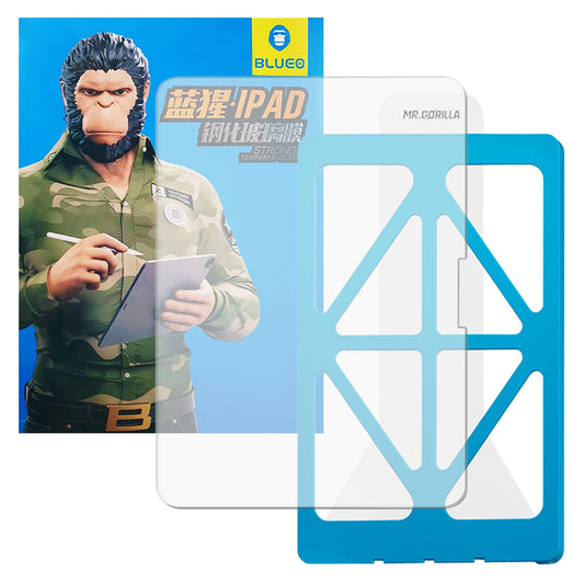 Film de protection d'écran Blueo HD Applicator Pro pour Apple iPad Pro 13 (2024), Verre trempé, Collage complet