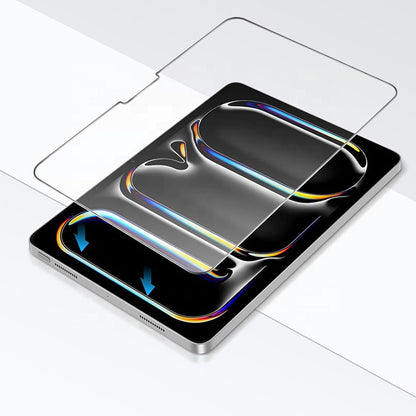 Film de protection d'écran Blueo HD pour Apple iPad 9.7 (2017), Verre trempé, Collage intégral