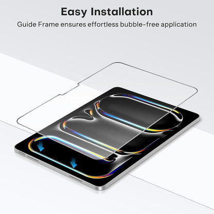 Film de protection d'écran Blueo HD pour Apple iPad 9.7 (2017), Verre trempé, Collage intégral