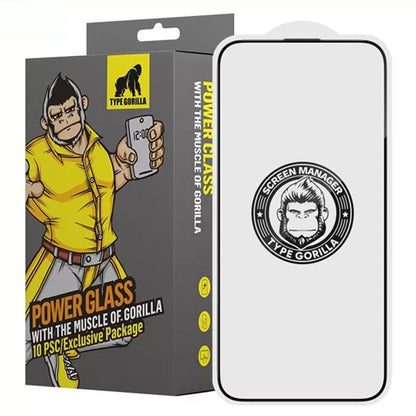Film de protection écran Blueo HD pour Apple iPhone 17 Air, Verre Trempé, Full Glue, 2.5D, Lot de 5 pièces