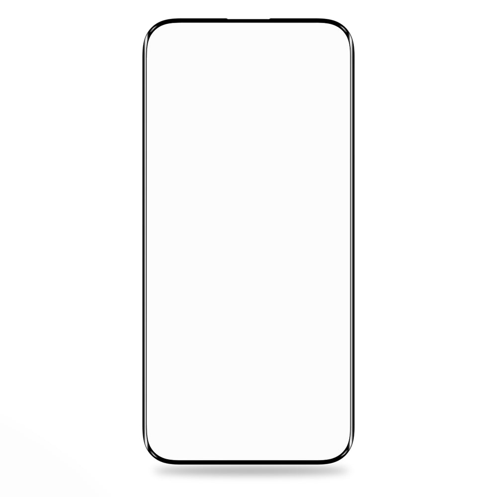 Blueo Silk HD Screen Protector Film for Apple iPhone 16 Plus / 15 Plus, Tempered Glass, Full Glue, Set of 5 pieces, 2.5D, Black