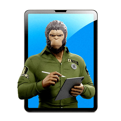 Film de protection écran Blueo Special Writing pour Apple iPad Pro 12.9 (2022) / Pro 12.9 (2021) / Pro 12.9 (2020), Plastique