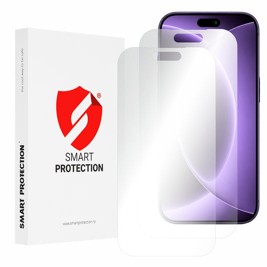 Film de protection d'écran Smart Protection Premium Classic pour Apple iPhone 18 Pro, Plastique, Lot de 2 pièces