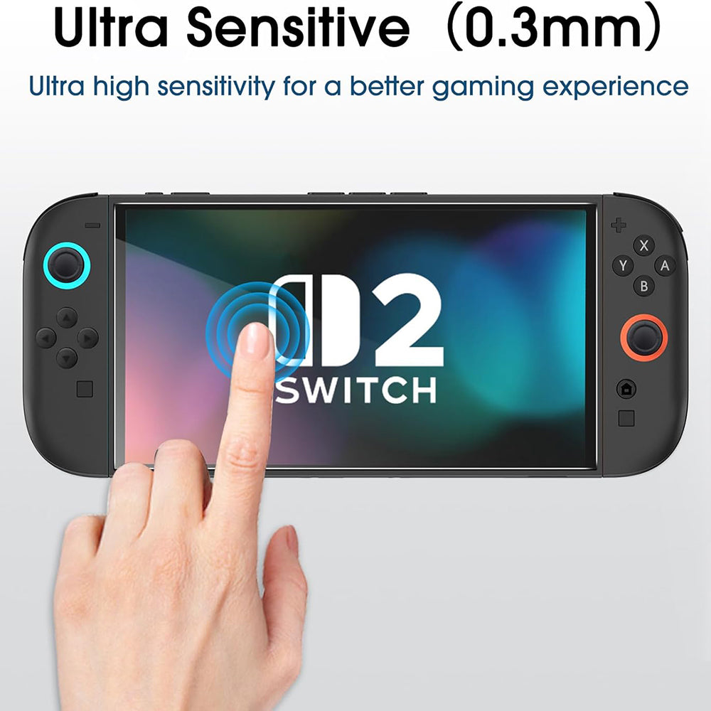 Film de protection d'écran Techsuit SwitchAura Applicator pour Nintendo Switch 2, Verre trempé, Set de 2 pièces
