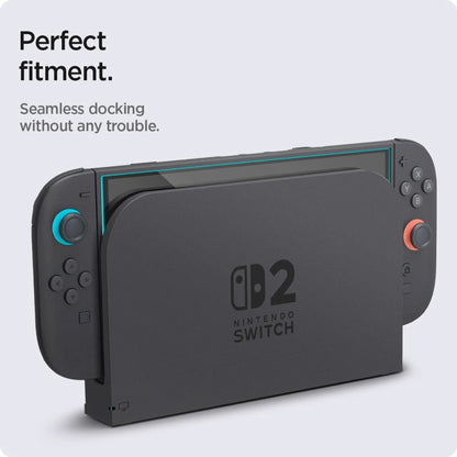 Film de protection d'écran Techsuit SwitchAura Applicator pour Nintendo Switch 2, Verre trempé, Set de 2 pièces