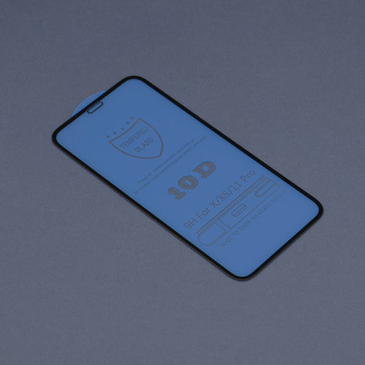 Film de protection d'écran DUX DUCIS pour Apple iPhone 11 Pro / XS / X, Verre trempé, Edge Glue, Noir