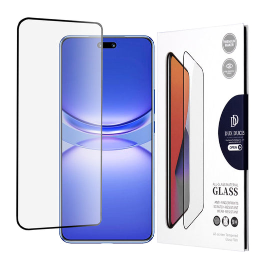Film de protection d'écran DUX DUCIS pour Huawei nova 12 Pro, Verre trempé, Edge Glue, Noir