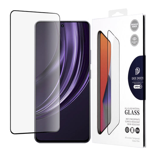 Film de protection d'écran DUX DUCIS pour Realme 13+, Verre trempé, Edge Glue, Noir