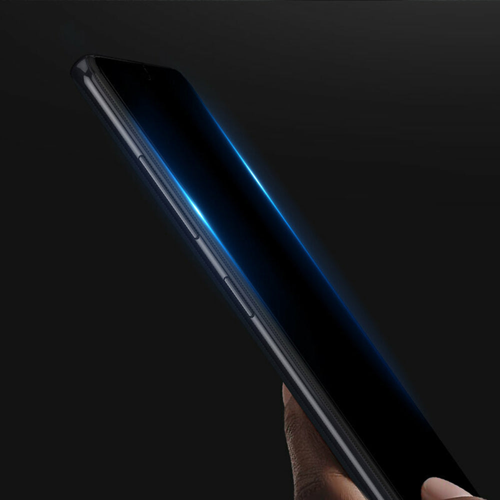DUX DUCIS Screen Protector for Samsung Galaxy S24 FE S721, Tempered Glass, Edge Glue, Black