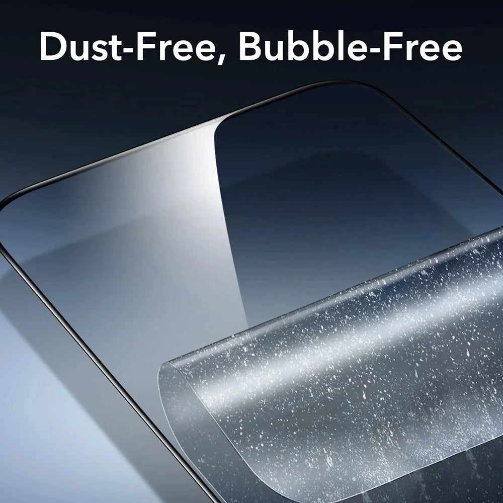 Film de protection d'écran ESR Armorite UltraFit pour Apple iPhone 17 Pro Max, Verre Trempé, Full Glue, Lot de 3 pièces