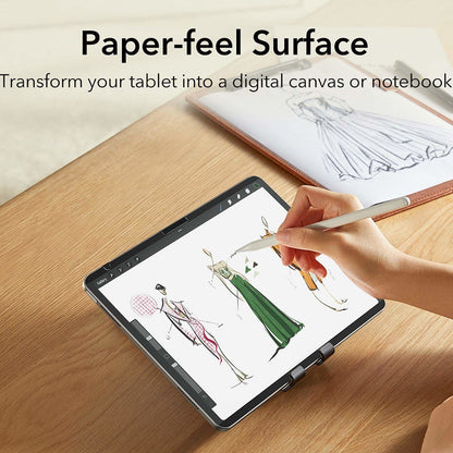 ESR Paper Feel Magnetic Screen Protector for Apple iPad (2025) / (2022), Plastic