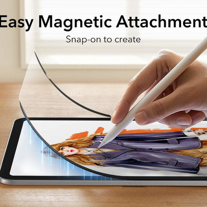 ESR Paper Feel Magnetic Screen Protector for Apple iPad (2025) / (2022), Plastic