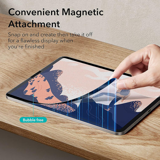 Film de protection écran ESR Paper Feel Magnetic pour Apple iPad Air 13 (2025) / Air 13 (2024), Plastique