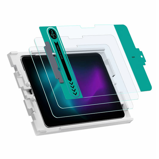 Film de protection d'écran ESR pour Apple iPad Pro 13 (2024), Verre Trempé, Full Glue, Lot de 2 pièces