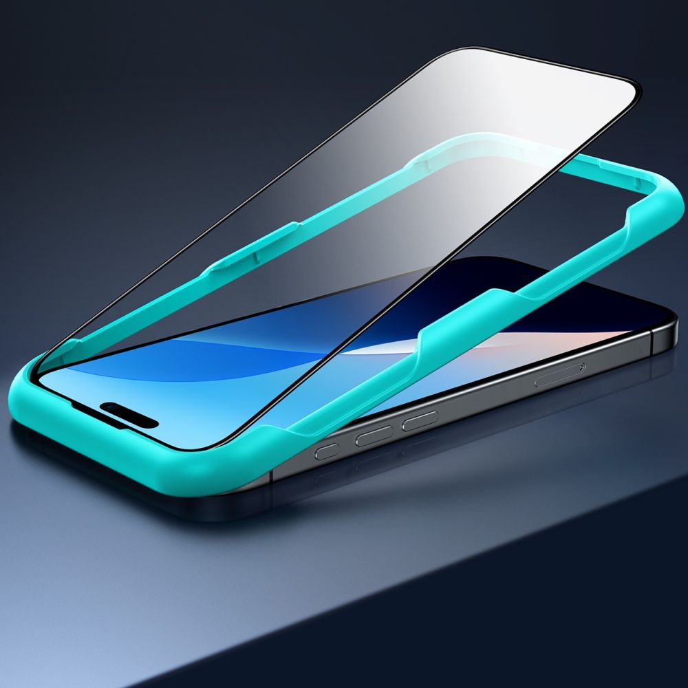 Film de protection d'écran ESR pour Apple iPhone 16 Pro Max, Verre Trempé, Full Glue