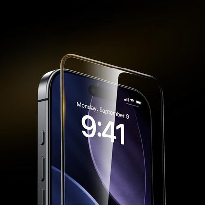 Film de protection d'écran ESR UltraFit Armorite Pro pour Apple iPhone 17 Pro, Verre Trempé, Full Glue, Noir
