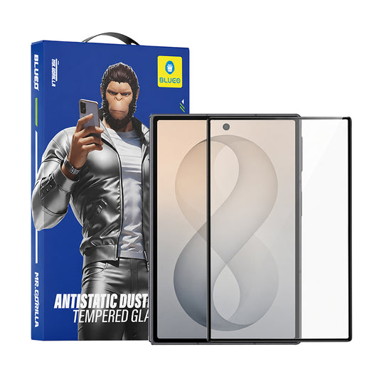 Film de protection écran extérieur Blueo HD pour Samsung Galaxy Z Fold8 F971, verre trempé, collage complet, 2.5D, noir