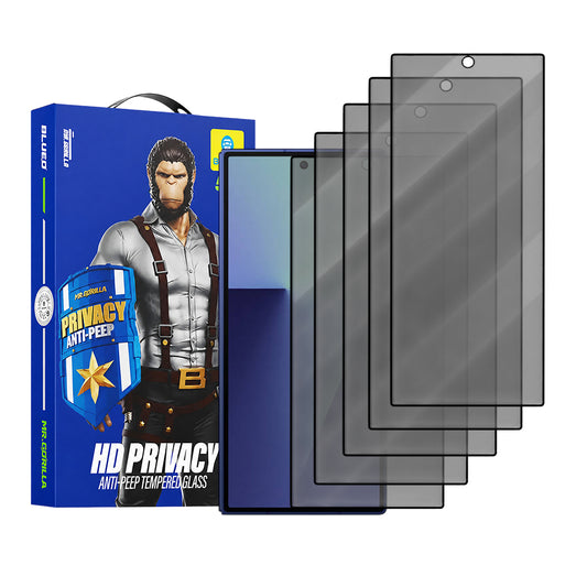 Film de protection écran extérieur Privacy Blueo Anti-Peep pour Samsung Galaxy Z Fold8 Ultra F971, Verre trempé, Collage complet, Lot de 5 pièces