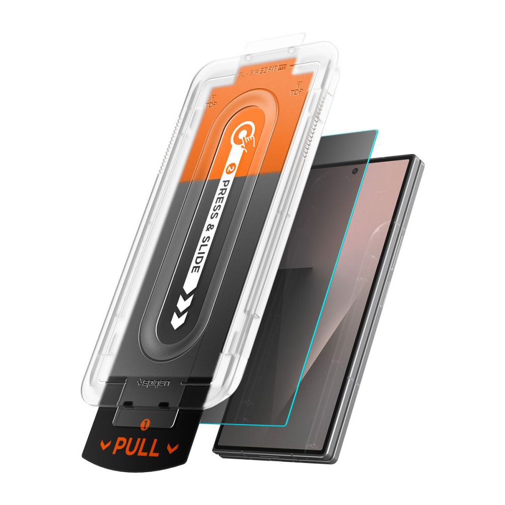 Spigen GlastR EZ FIT Pro HD Exterior Privacy Screen Protector for Samsung Galaxy Z Fold8 Ultra F976, Tempered Glass, Full Glue