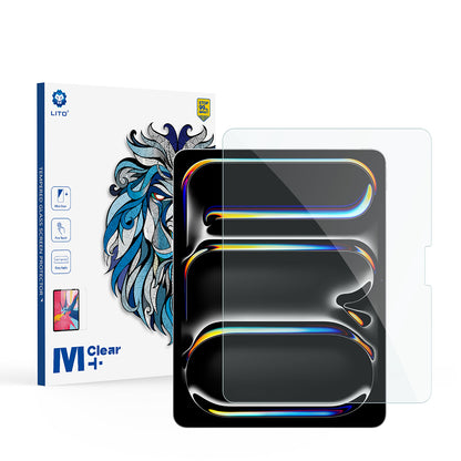 Film de protection d'écran Lito Classic pour Apple iPad Air 13 (2026) / Pro 13 (2025), Verre trempé, Full Glue, 2.5D