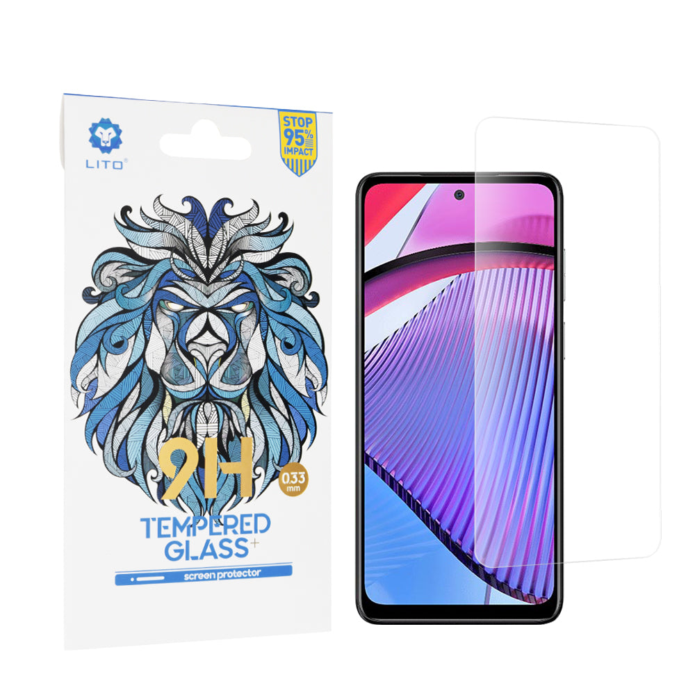 Film de protection d'écran Lito Classic pour Motorola Moto G Power 5G, Verre trempé, Collage complet, 2.5D
