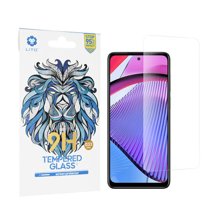 Film de protection d'écran Lito Classic pour Motorola Moto G Power 5G, Verre trempé, Collage complet, 2.5D