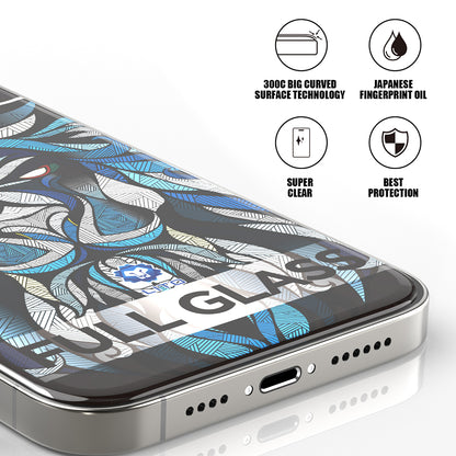 Film de protection d'écran Lito D+ Max 300C pour Apple iPhone 15 Pro, Verre trempé, Collage intégral