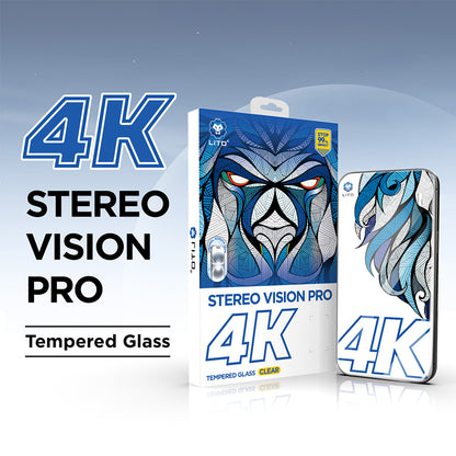 Film de protection Écran Lito D+ Max 4K pour Apple iPhone 17 Pro Max, Verre Trempé, Full Glue, Noir