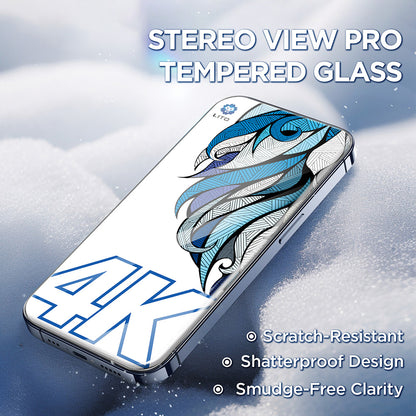 Film de protection Écran Lito D+ Max 4K pour Apple iPhone 17 Pro Max, Verre Trempé, Full Glue, Noir