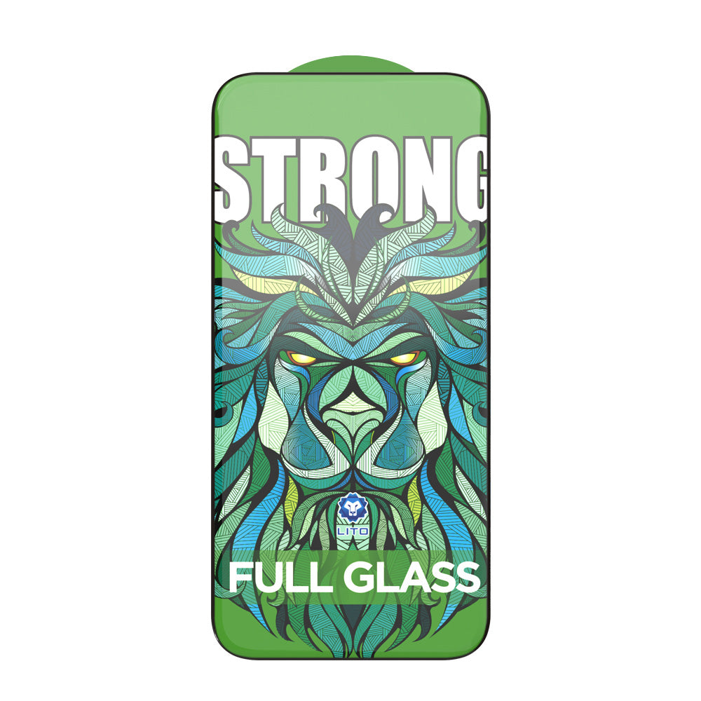 Film de protection écran Lito D+ Max Strong pour Apple iPhone 17 Pro Max, Verre Trempé, Full Glue, Noir