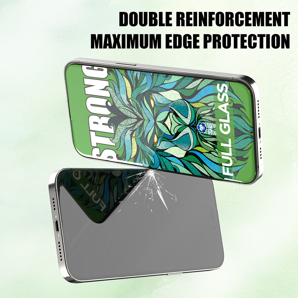 Film de protection écran Lito D+ Max Strong pour Apple iPhone 17 Pro Max, Verre Trempé, Full Glue, Noir