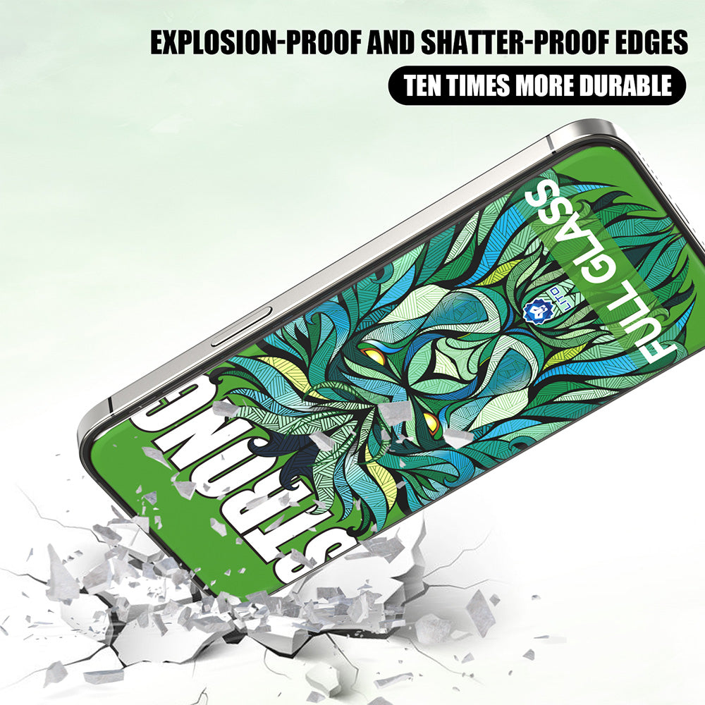 Film de protection écran Lito D+ Max Strong pour Apple iPhone 17 Pro Max, Verre Trempé, Full Glue, Noir
