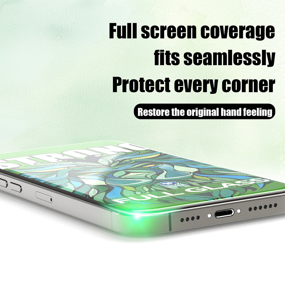 Film de protection écran Lito D+ Max Strong pour Apple iPhone 17 Pro Max, Verre Trempé, Full Glue, Noir