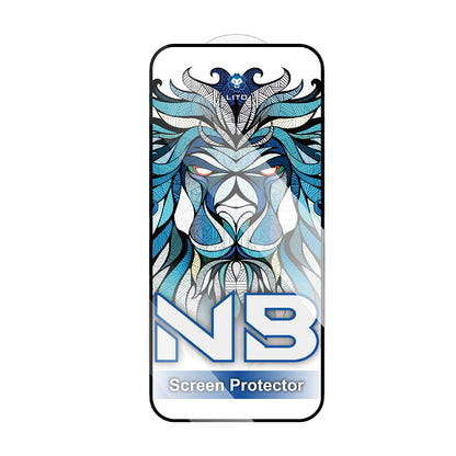 Film de protection d'écran Lito NB pour Apple iPhone 17 Pro Max, Verre Trempé, Full Glue, Noir