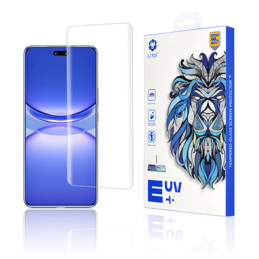 Film de protection d'écran Lito pour Huawei nova 12 Pro, Verre trempé, Colle UV, 3D