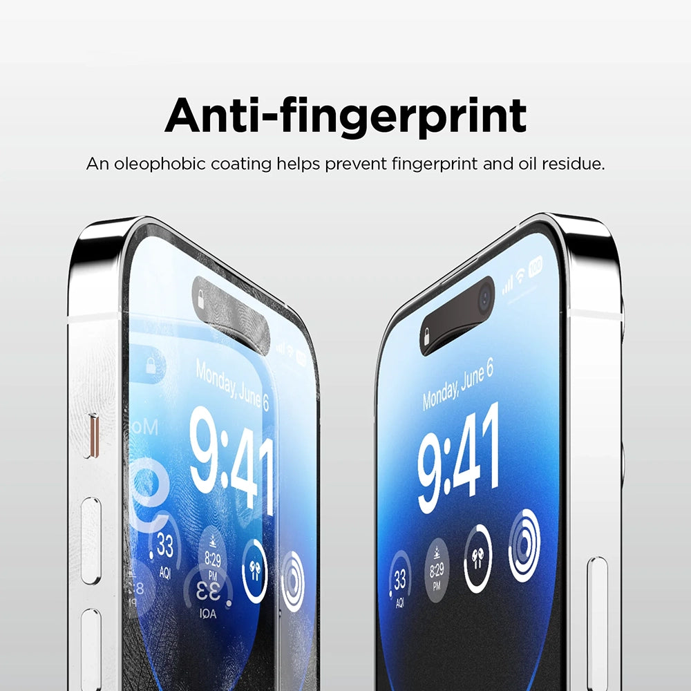 Film de protection Écran Mat Anank 5X Renforcé pour Apple iPhone 17, Verre Trempé, Full Glue, 2.5D, Noir