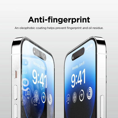 Film de protection Écran Mat Anank 5X Renforcé pour Apple iPhone 17, Verre Trempé, Full Glue, 2.5D, Noir