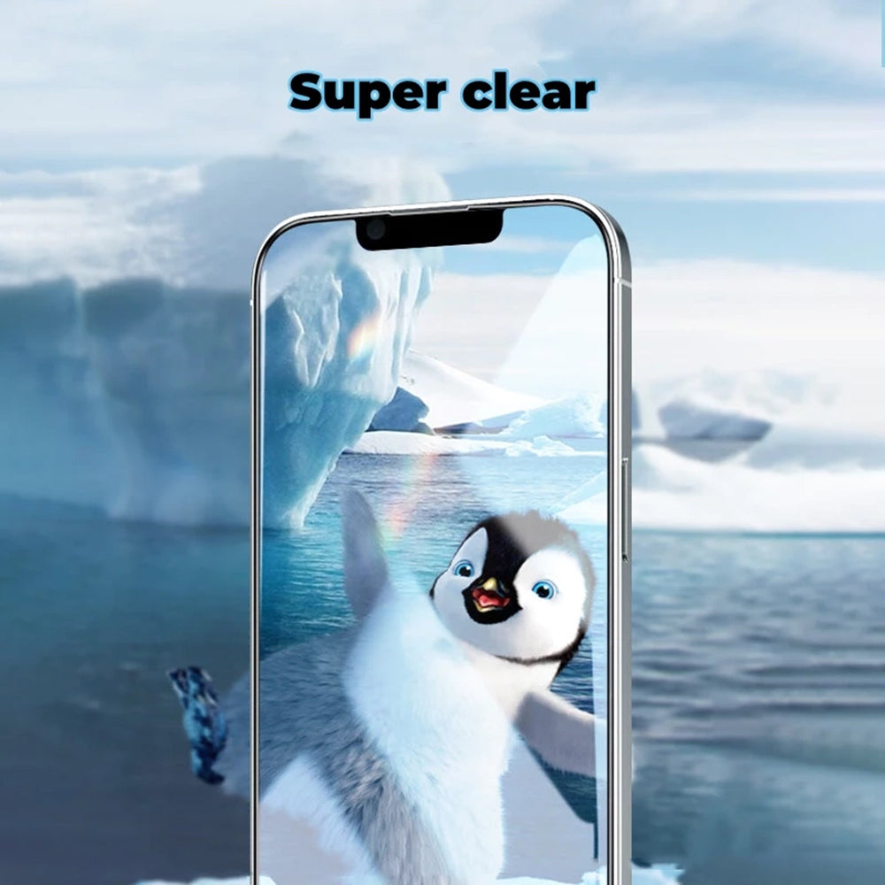 Film de protection Écran Mat Anank 5X Renforcé pour Apple iPhone 17, Verre Trempé, Full Glue, 2.5D, Noir