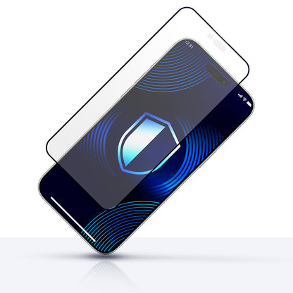 Film de protection Écran Mat 3MK HardGlass Max pour Apple iPhone 17 Air, Verre Trempé, Full Glue, Noir