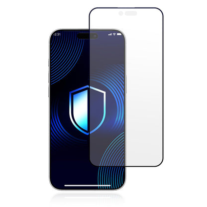 Film de protection Écran Mat 3MK HardGlass Max pour Apple iPhone 17 Air, Verre Trempé, Full Glue, Noir
