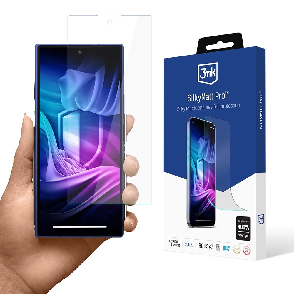 Film de protection d'écran Mat 3MK Silky Pro pour Samsung Galaxy Z Fold7 F966, Plastique