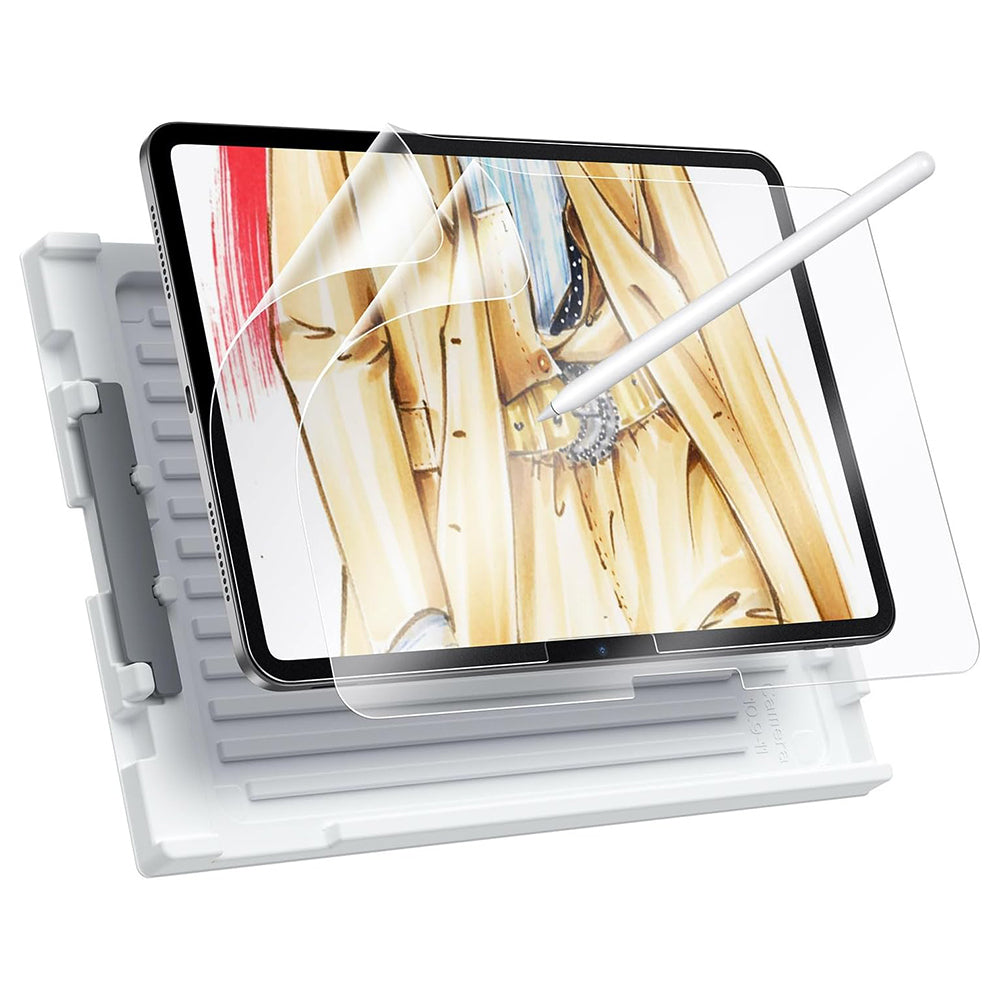 Film de protection écran mat ESR Paper Feel pour Apple iPad Air 13 (2025) / Air 13 (2024), Plastique, Full Glue, Lot de 2 pièces.